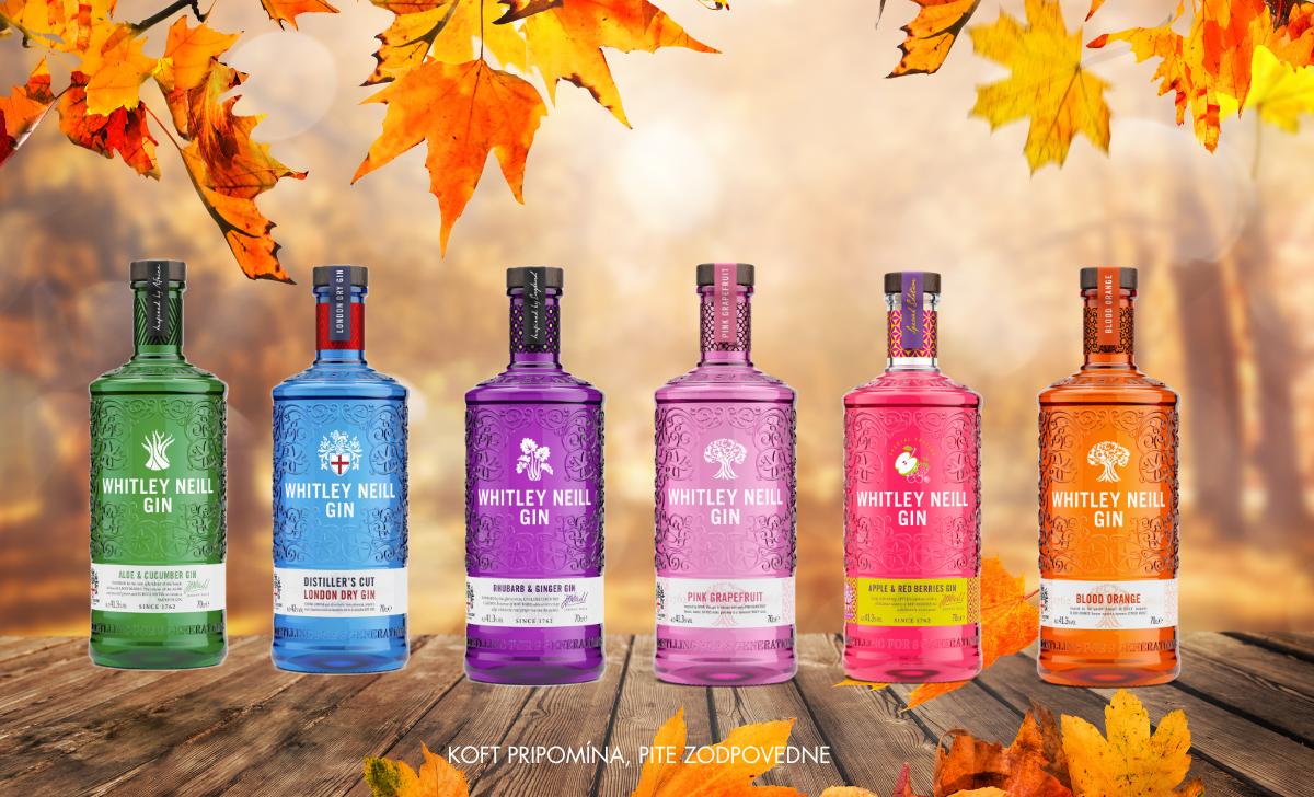 Gin, ktorý má toľko farieb ako jeseň: Whitley Neill