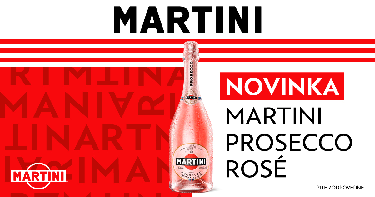 MARTINI Prosecco Rosé: Svetová novinka v KOFT-e